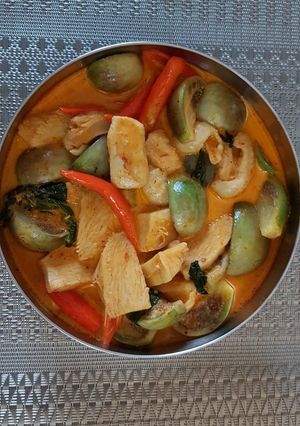 รูปของ แกงเผ็ดอกไก่ คีโต