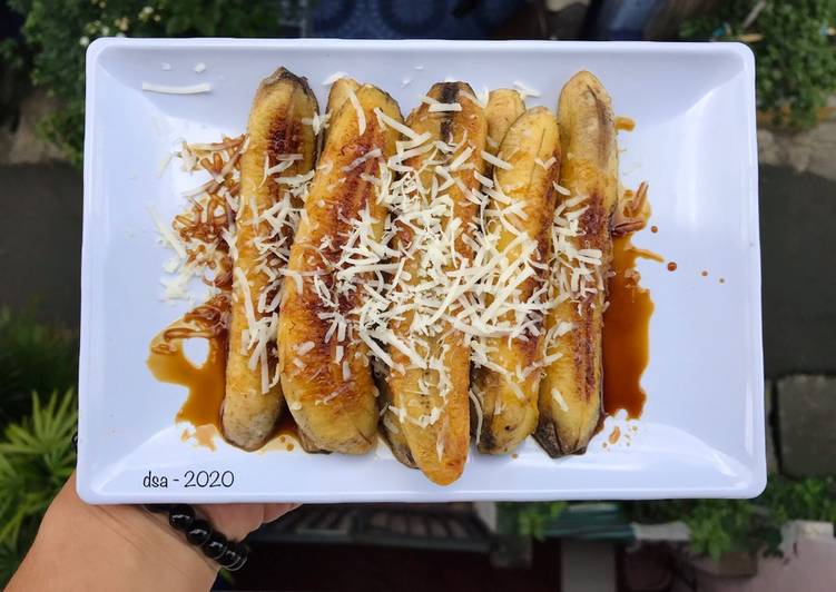 Cara Gampang Membuat Pisang Bakar Karamel Keju yang Lezat Sekali