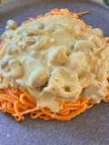 Strogonoff de pollo