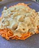 Strogonoff de pollo