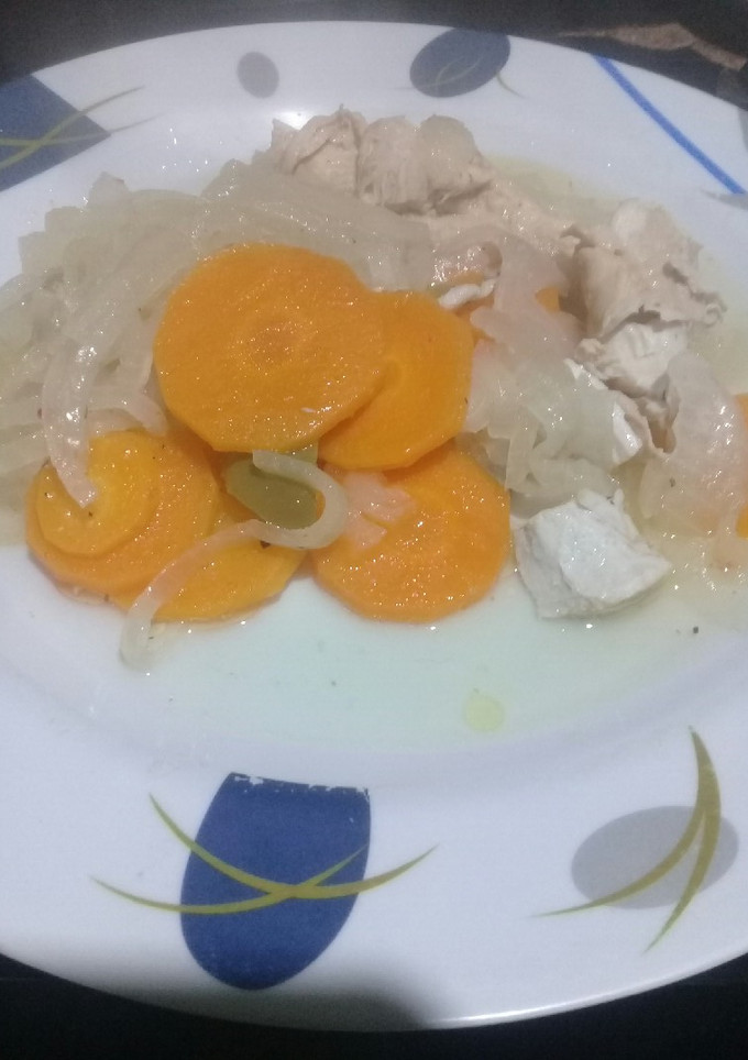 Una foto de Escabeche de Pechugas de Pollo
