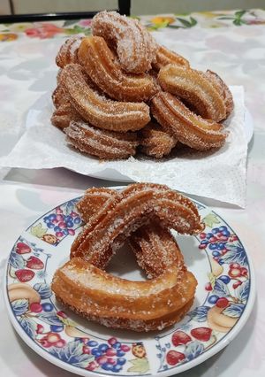 Una foto de Churros caseros