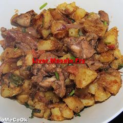 A picture of Liver Masala Fry.