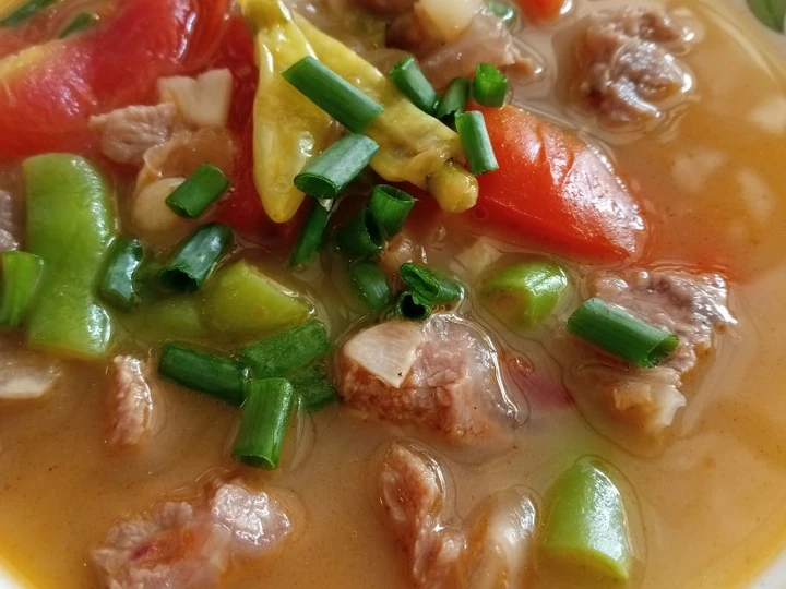 Cara Gampang Menyiapkan Resep Asem-asem tetelan bumbu iris praktis yang Bisa Manjain Lidah Anti Ribet, Lezat