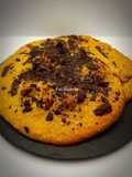 Cookies gigantes de calabaza frambuesa y chocolate