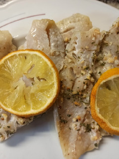 Una foto de Pescado al limón