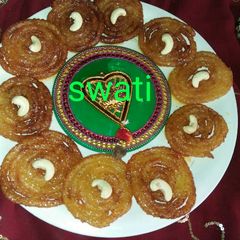 A picture of Farali Jalebi.