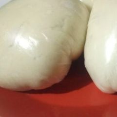 A picture of 1 simple way to make pounded yam with blender.