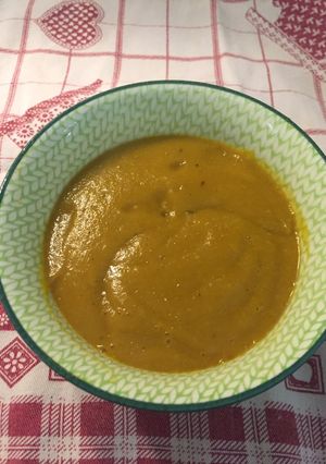 Une photo de Soupe de légumes d automne
