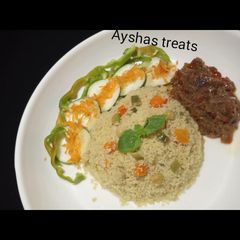 A picture of Cous Cous da miyar jajjage.