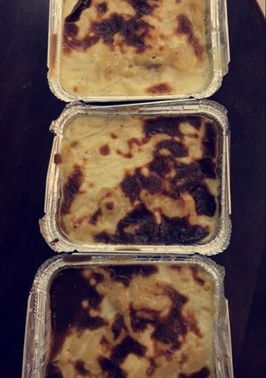 صورة لوصفة مكرونه بالبشاميل وبالتونه 🐟