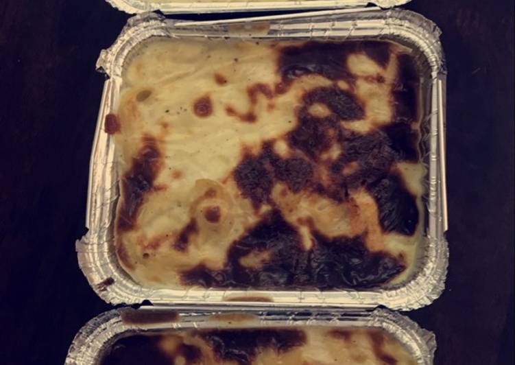 مكرونه بالبشاميل وبالتونه 🐟