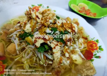 Masakan Unik Mi kopyok semarangan Ala Warteg