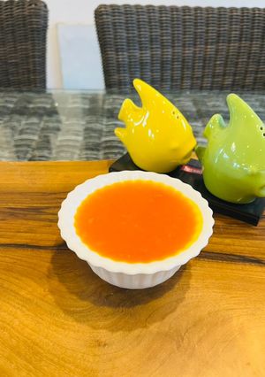 عکسی از دستور سس پرتقال زعفرونی🍊