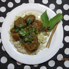 A picture of Low carb chicken curry.