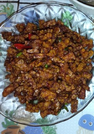 Foto resep Oreg tempe daun jeruk