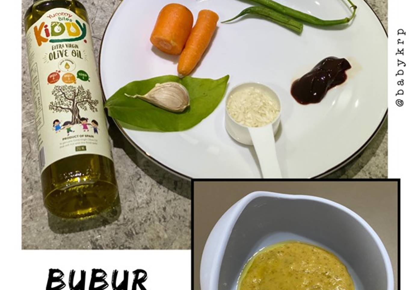 Mpasi 6 bulan: bubur buncis hati ayam