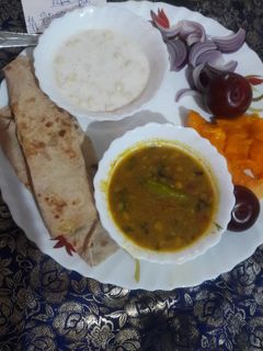 A picture of Maa Chole dal butter tadka.
