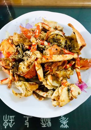 Hình của món Tôm hùm sốt me.