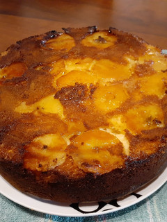 Una foto de Torta invertida de manzanas