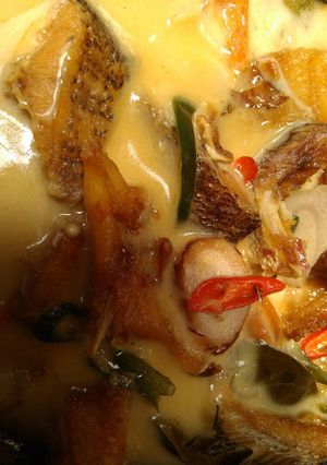 Foto resep Ikan Asin Gabus Kuah Santan