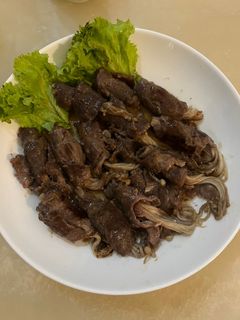 Foto resep Enoki beef roll