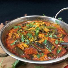 A picture of Dahi Bhindi.