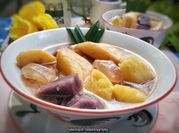 Gambar kolak pisang dan ubi putih