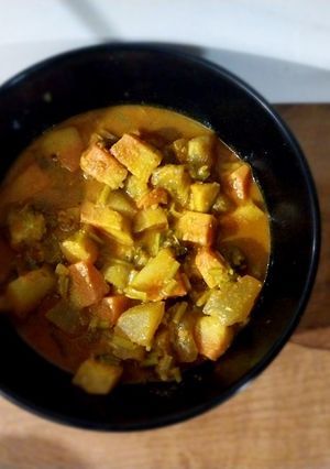 A picture of Guava-Kumro Sabji.