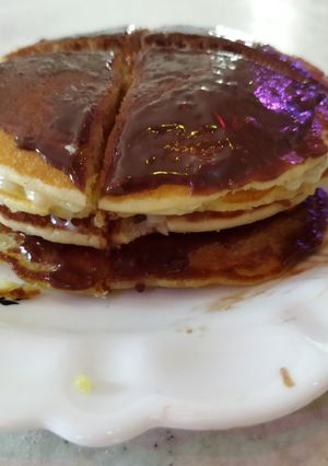عکسی از دستور پنکیک چند طبقه