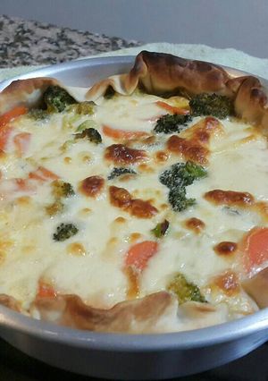 Una foto de Tarta de verduras sin hervir