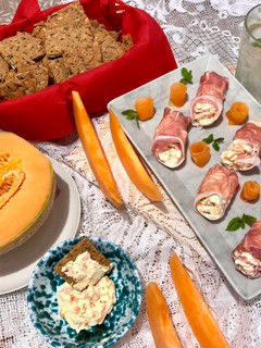 Foto di Aperitivo con melone Cantalupo