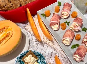 Foto di Aperitivo con melone Cantalupo