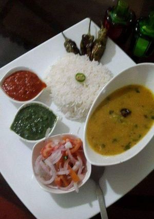 A picture of Moong masoor ki dal.