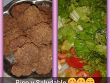 Hamburguesas con ensalada :)