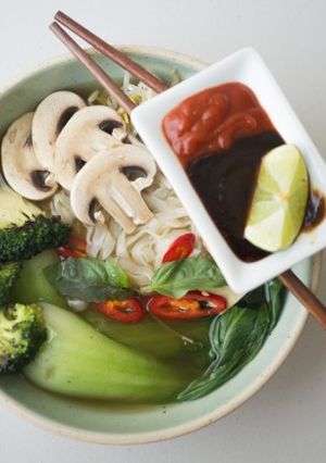 A picture of Vegetarian Pho.