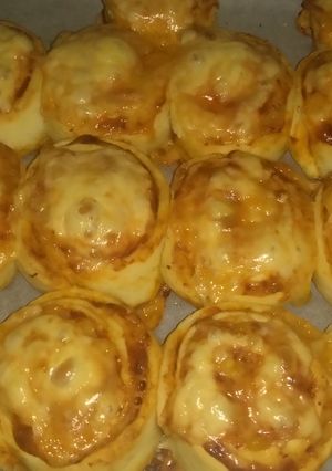 Pizzás csiga recept fotója