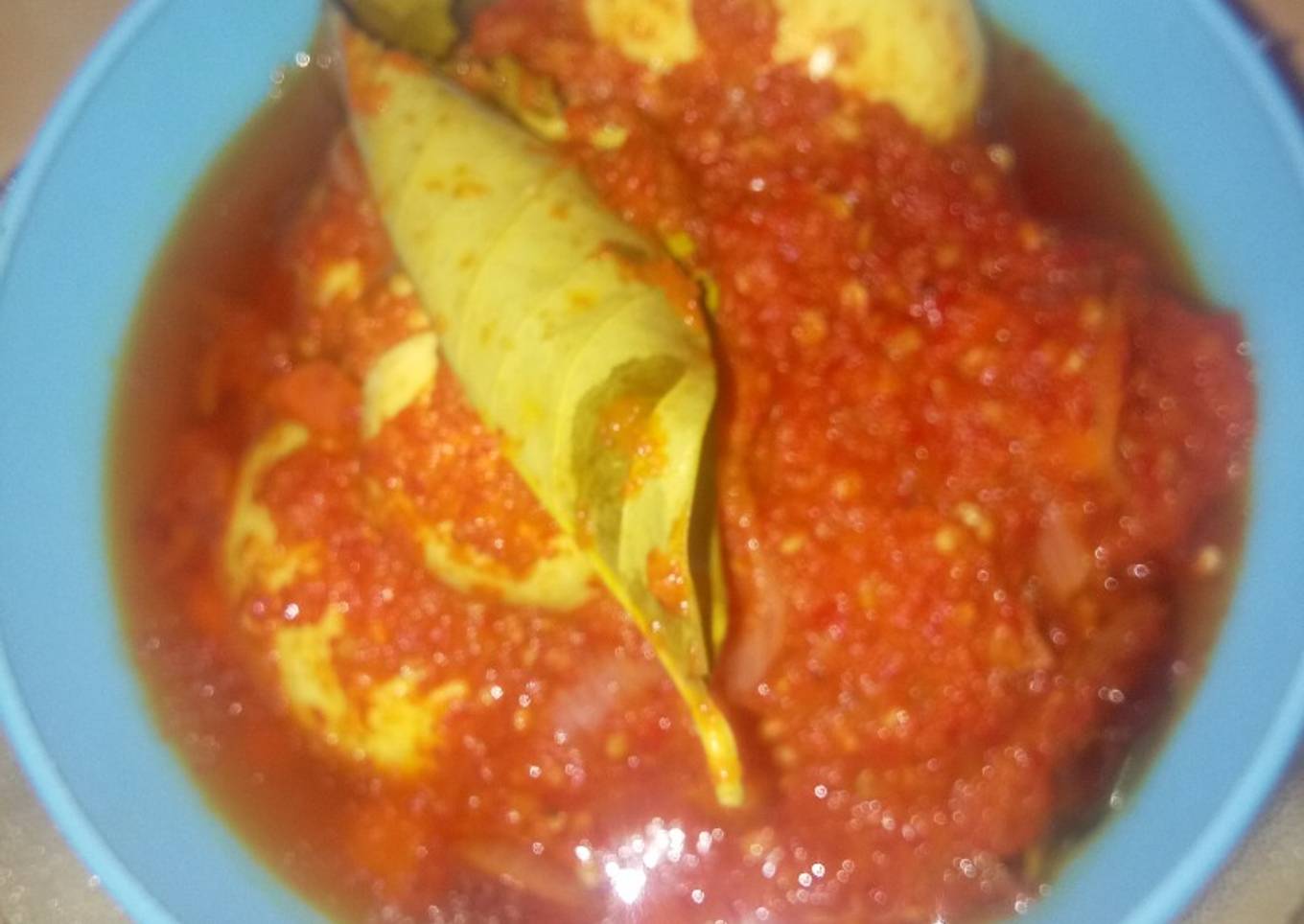 Telur balado simple