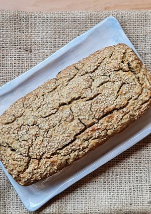 Una foto de Pan de harina quinoa o quinua 🌱otra opción de pan sin gluten