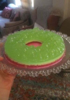 عکسی از دستور ژله دورنگ