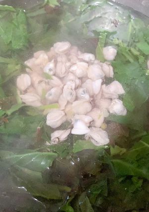 Hình của món Canh rau vặt nấu ngao.