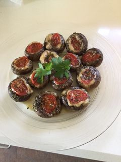 Una foto de Champiñones al horno