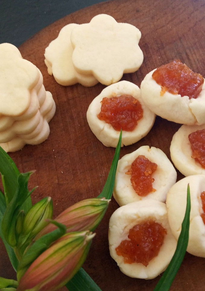 Una foto de Galletitas de masa frola sin gluten, lácteos ni huevo