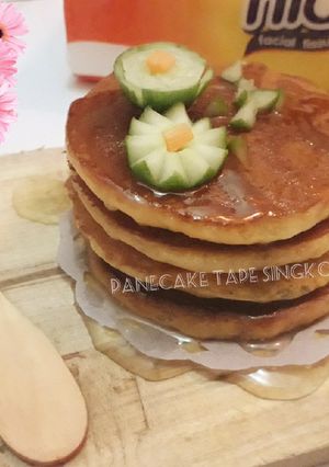 Foto resep Panecake tape singkong (eggless)