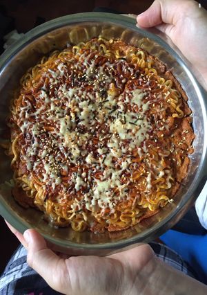 A picture of Samyang omelette.