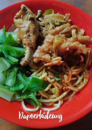 Foto resep Mie ayam ala Abang - abang || tulang, ceker + jamur tiram