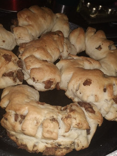 Una foto de Mini rosquitas con chicharrón