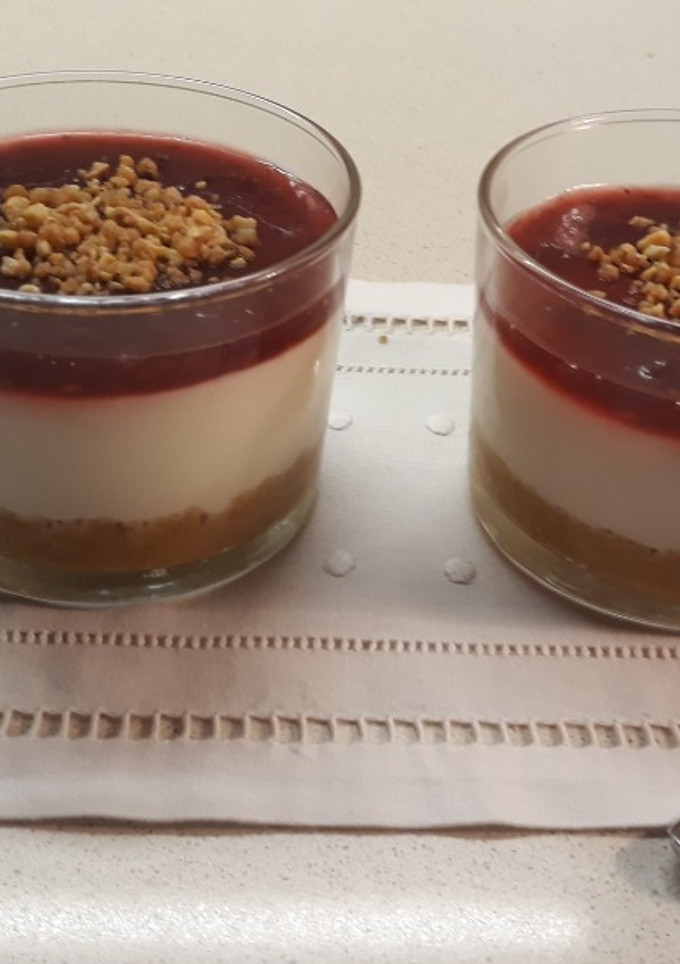 Una foto de Tarta de queso sin horno