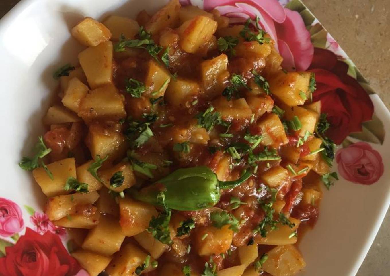 Chinese Aloo ki Bhujia