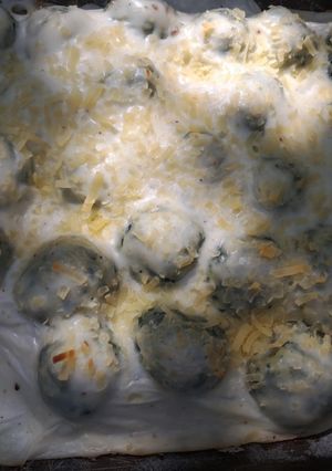 Una foto de Malfatti de ricota y espinaca